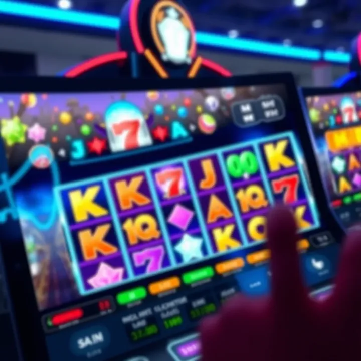 Exciting Online Pokies Interface with Colorful Reels Vibrant online pokies game screen showing colorful reels and symbols