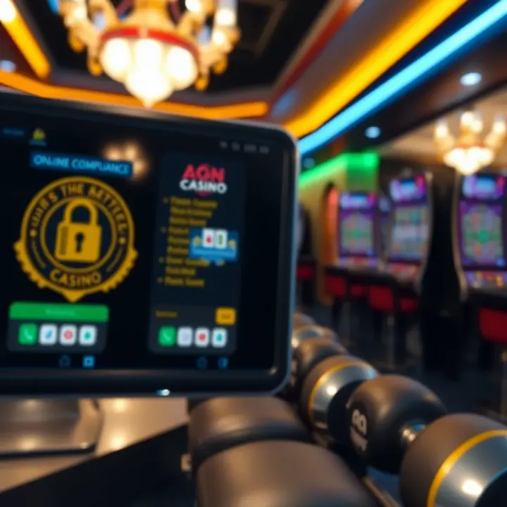 Secure and trusted online casino platform with highlighted legal compliance badges