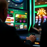 LuckyHills platform showcasing bonus codes and promotional offers on a digital screen