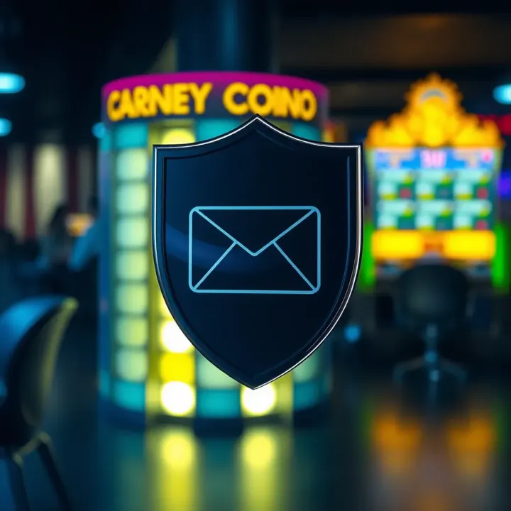 Shield icon symbolizing email protection and security against unwanted Woo Casino messages