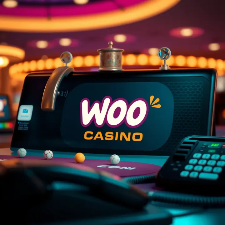Communication Channels for Efficient Woo Casino Support Various communication methods including chat, email, and phone illustrating accessible casino assistance