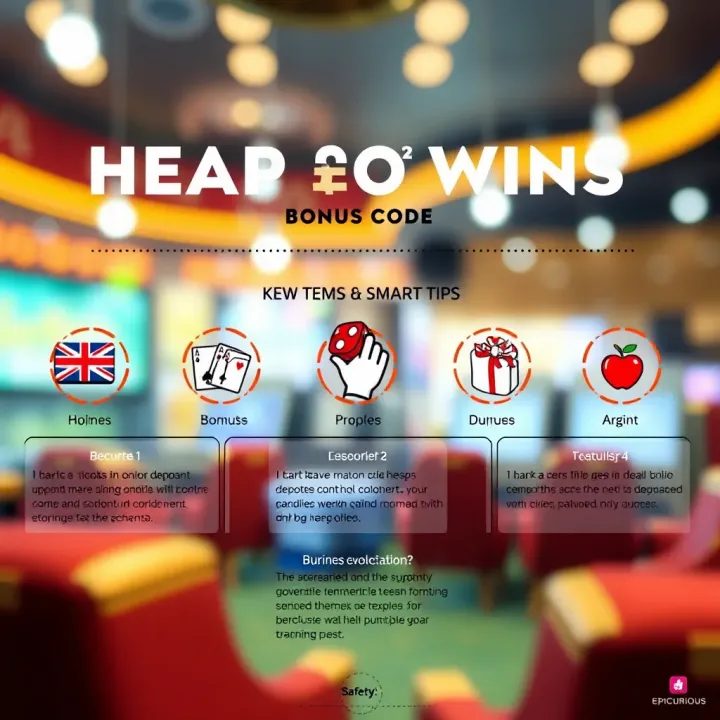 Graphic showing key terms and tips for maximizing online casino bonuses with safety icons