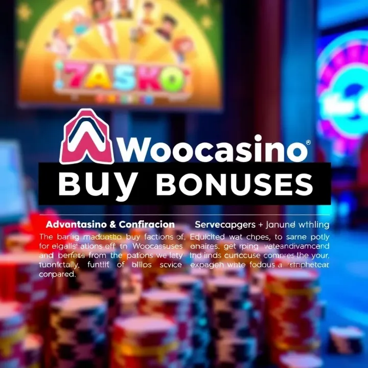 Types and Benefits of Woocasino Buy Bonuses Visual representation showing different types of Woocasino buy bonuses and their advantages and considerations