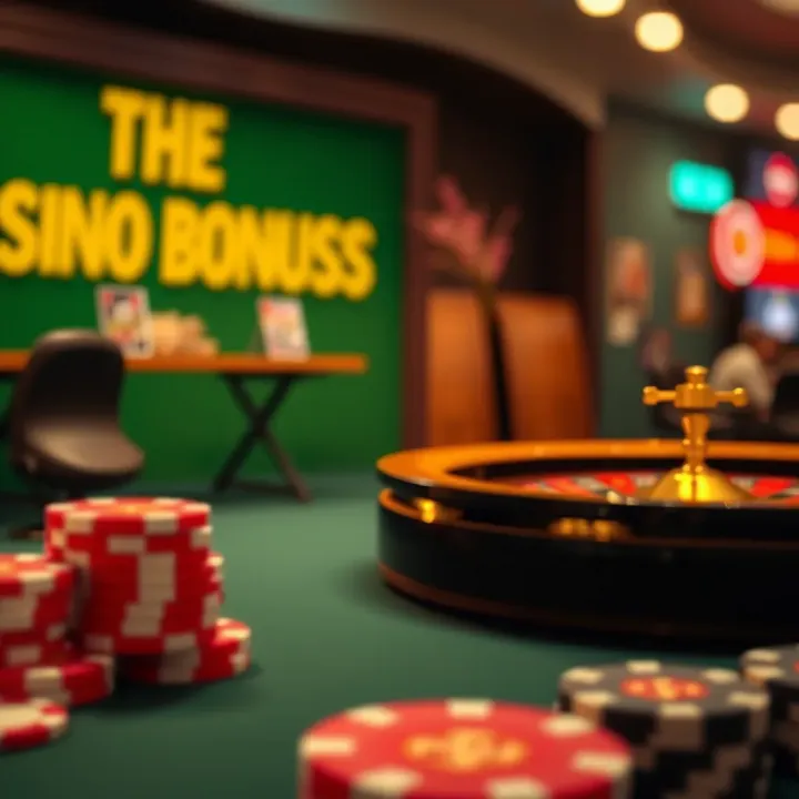Visual representation of online casino bonuses with highlighted terms and conditions