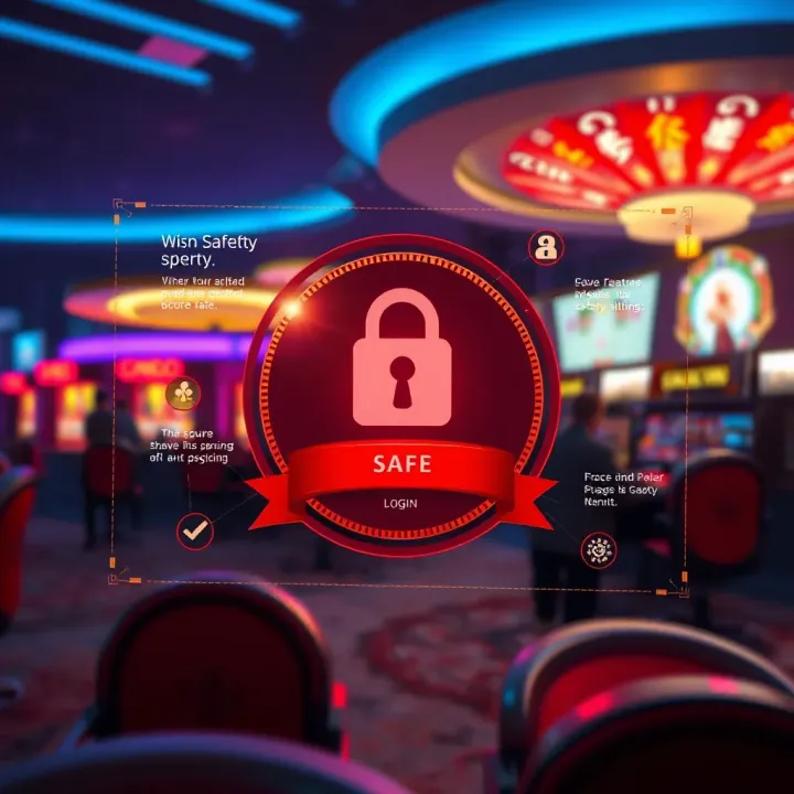 Security Measures Ensuring Safe Play on Au Woo Casino Secure login interface highlighting safety features of Au Woo Casino