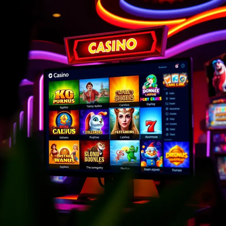 Colorful online casino interface showing diverse game options available at Woo Casino