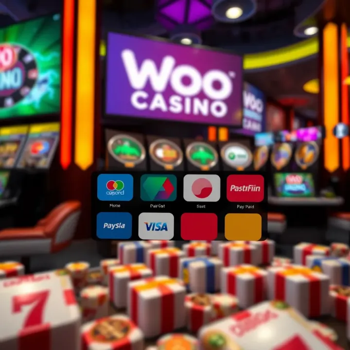 Variety of payment method icons representing withdrawal options at an online casino