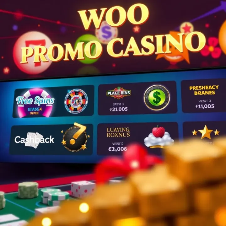 Visual representation of various casino bonuses such as free spins and cashback offers