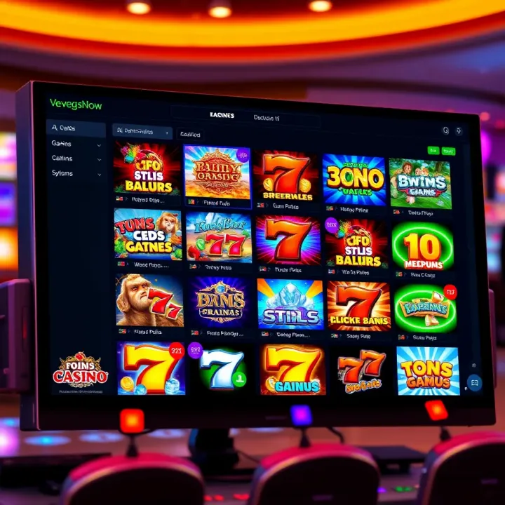 Bright online casino interface showcasing a variety of slot games popular in Australia