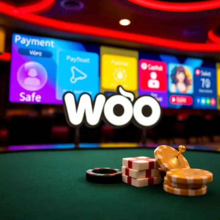 Reliable Payment Methods and Customer Support at Woo Casino for Aussies Secure online banking options and customer support icons representing safe transactions and assistance
