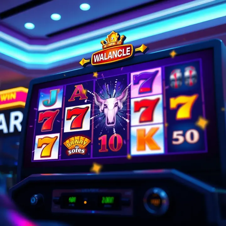 Illustration of Avalanche slot game reels with dynamic cascading symbols