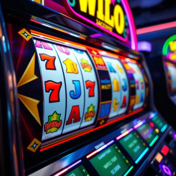 Explore Bonus Features and Game Variety at Woo Casino Colorful slot machine reel showing various symbols and a jackpot win