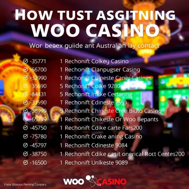 Guide to Contact Methods for Woo Casino Support Various contact options for reaching Woo Casino's help desk