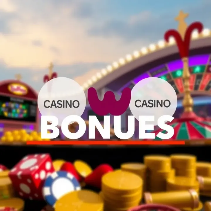 Graphic comparing various Australian-friendly casino bonuses with Woo Casino offers