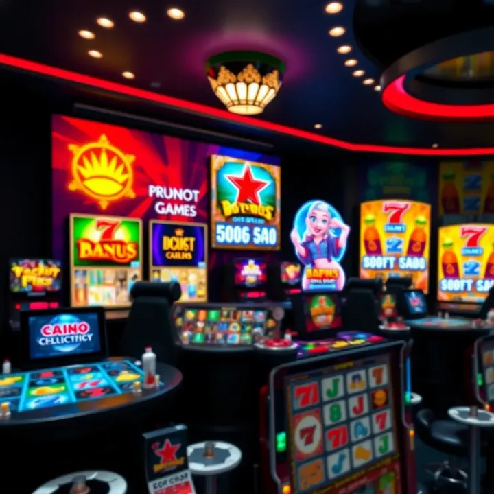 Overview of Woo Casino's Game Selection Collection of diverse casino games including slots and table games on Woo Casino platform