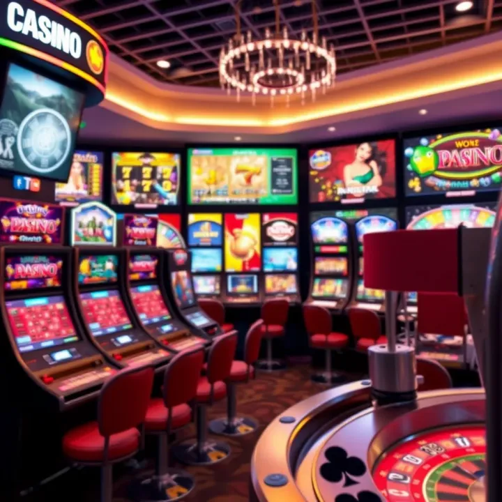 Display of a diverse range of casino games available at Woo Casino