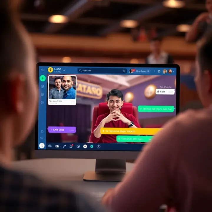 Live chat screen showing responsive player support on Woo Casino platform