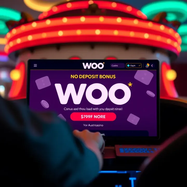 Illustration of online casino interface showing bonus offer details on screen
