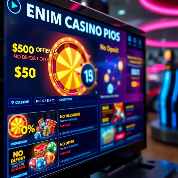 Exploring Woo Casino No Deposit Promo Codes Display Digital interface showing various casino promotional codes with highlighted no deposit offers