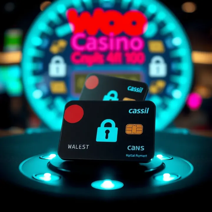 Secure Payment Options for Australian Players at Woo Casino Digital wallet and credit card icons representing secure payment options