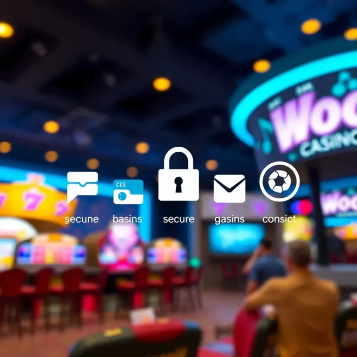 Safe and Convenient Payment Options for Australian Users at Woo Casino Secure payment methods icons representing trusted options for Australian players