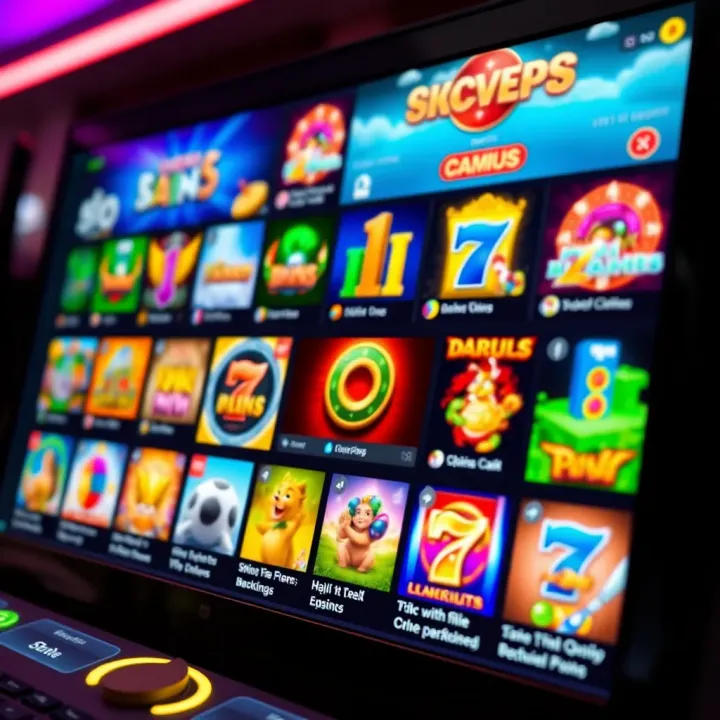 Colorful gaming interface showcasing a variety of casino games available on Woo Casino 90 platform