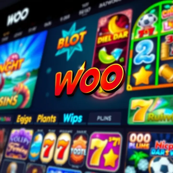 Colorful slot games on an online casino platform with vibrant graphics and engaging features