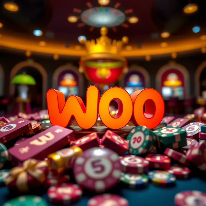 Colorful symbols representing various casino promotions and rewards