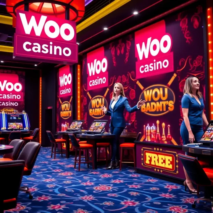 Promotional banners showcasing casino bonuses and rewards