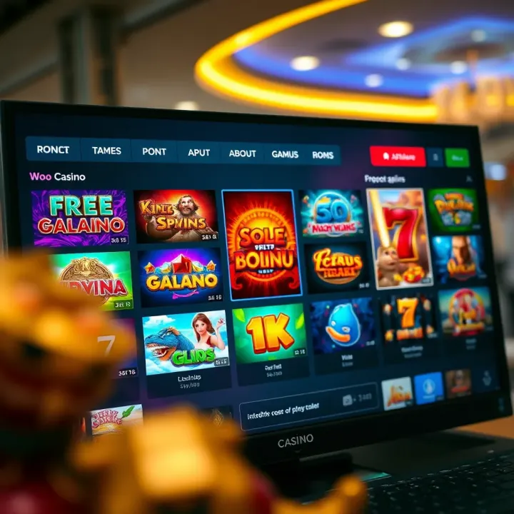 Online casino interface showing a variety of slot games available for real money play