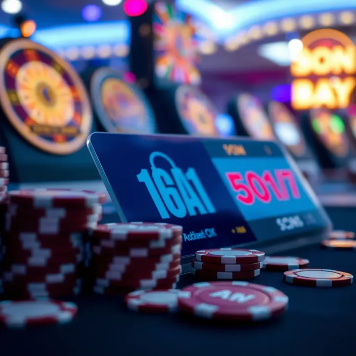 Secure payment icons alongside casino chips and bonus offer symbols