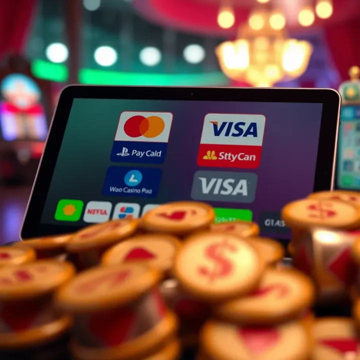 Secure online payment methods icons suitable for Australian players