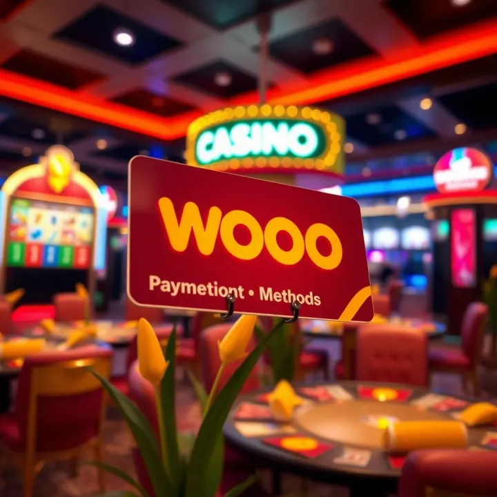 Payment methods supported by Woocasino for Australian players