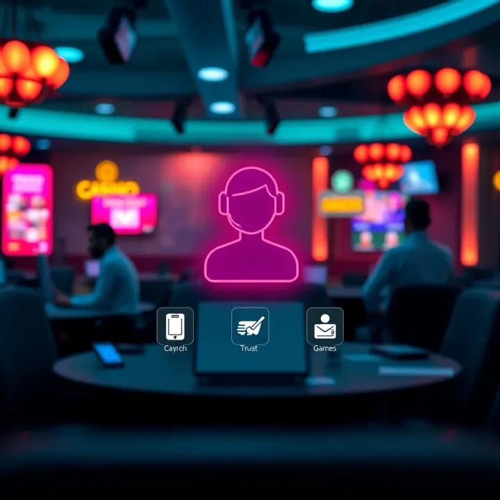 Secure Payments and Reliable Customer Support at Woocasino Secure online payment methods and customer support icons representing trust and assistance