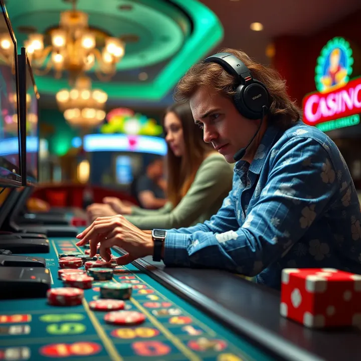 Illustration of common troubleshooting issues faced by online casino players